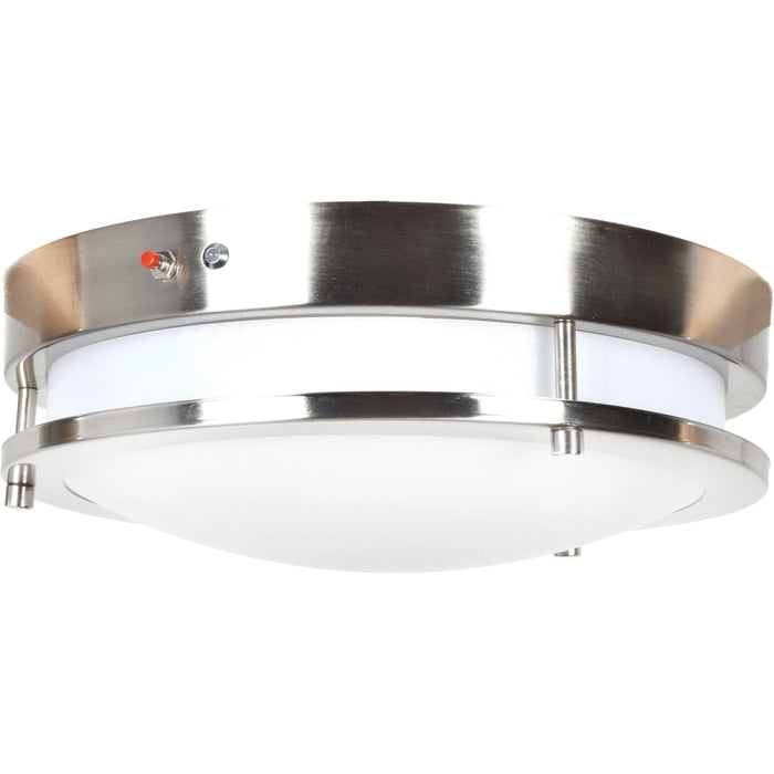 Solero Brushed Steel LED FlushMount - Flushmounts