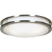 Solero Brushed Steel LED FlushMount - Flushmounts