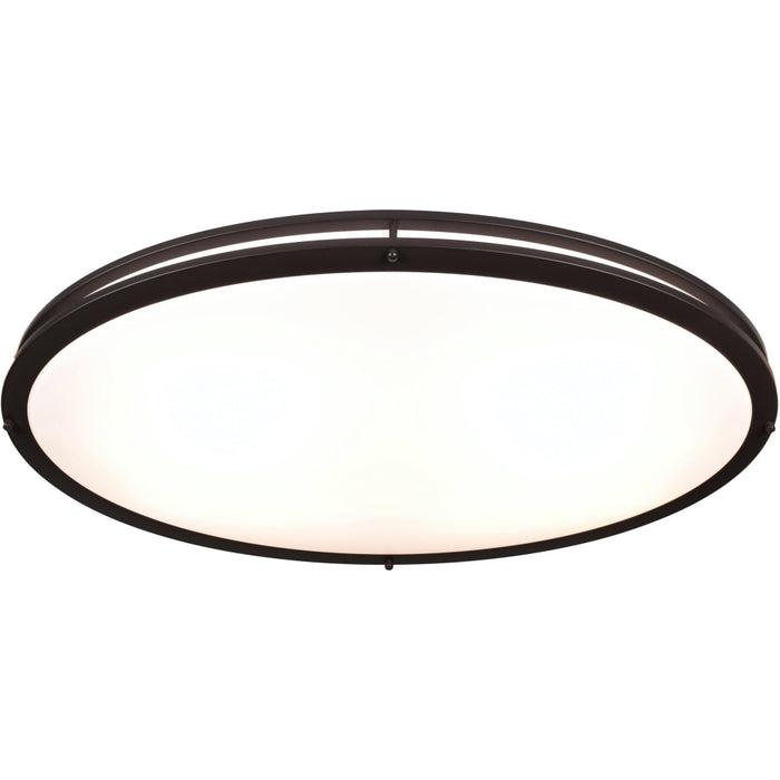 Solero Oval Bronze LED FlushMount - Flushmounts