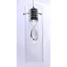 Solitaire Polished Chrome LED Single Pendant - Pendants