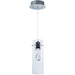 Solitaire Polished Chrome LED Single Pendant - Pendants