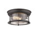 Sonna Bronze 2 Light Flushmount | theLightShop