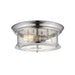Sonna Chrome 2 Light Flushmount 727F13-CH | theLightShop