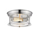Sonna Chrome 2 Light Flushmount | theLightShop