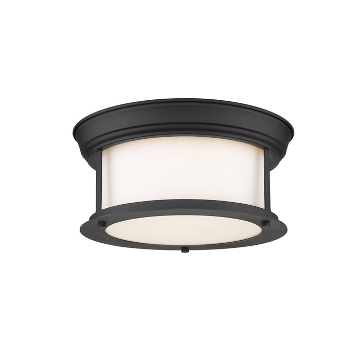 Sonna Matte Black 2 Light Flushmount | theLightShop