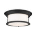 Sonna Matte Black 3 Light Flushmount | theLightShop