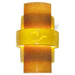 South Beach Sunflower Yellow and Tangelo Wall Sconce - Wall Sconce