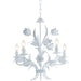 Southport 5 Light Wet White Chandelier - Chandeliers