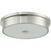 Spark Brushed Nickel 1 Light LED Flushmount - Flushmounts