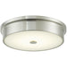Spark Brushed Nickel 1 Light LED Flushmount - Flushmounts