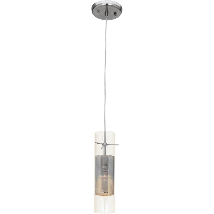 Spartan Brushed Steel Pendant - Pendants