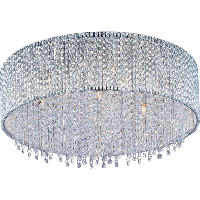 Spiral Polished Chrome Flush Mount - Flushmounts