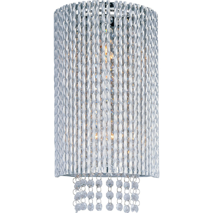Spiral Polished Chrome Wall Sconce - Wall Sconce
