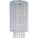 Spiral Polished Chrome Wall Sconce - Wall Sconce