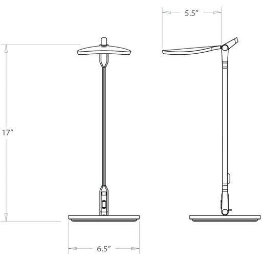 Splitty Desk Lamp Silver - Desk Lamp