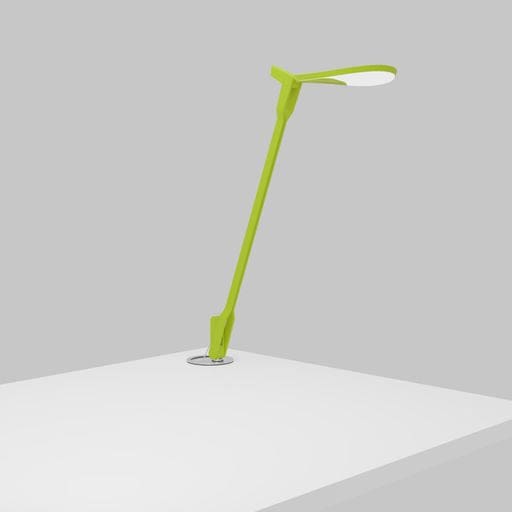 Splitty Desk Lamp with grommet mount Matte Leaf Green - Desk Lamps