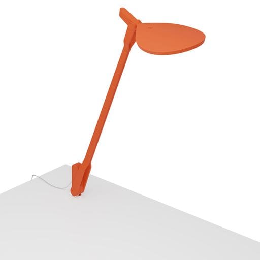 Splitty Desk Lamp with through-table mount Matte Orange - Desk Lamps