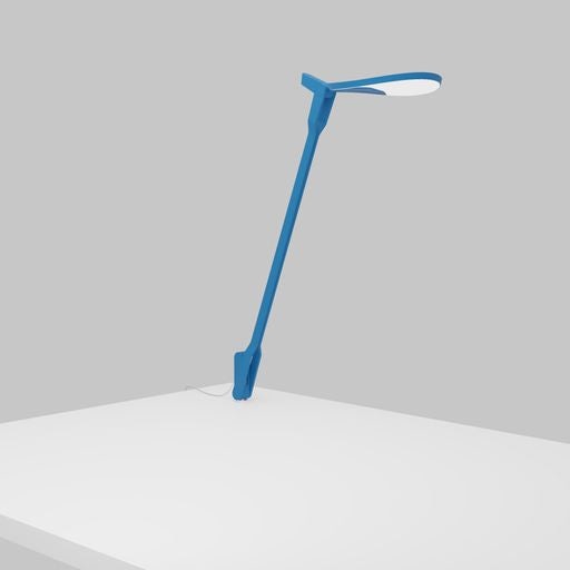Splitty Desk Lamp with through-table mount Matte Pacific Blue - Desk Lamps
