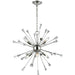 Sprigny Polished Nickel Chandelier - Chandeliers