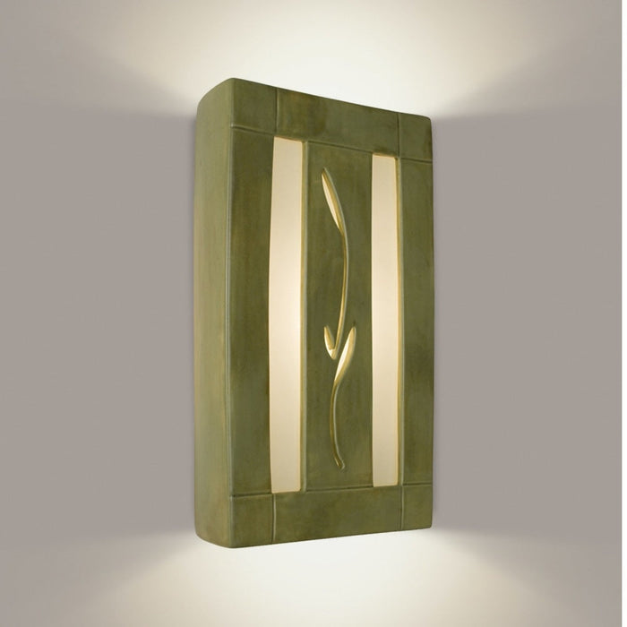 Spring Sagebrush and White Frost Wall Sconce - Wall Sconce