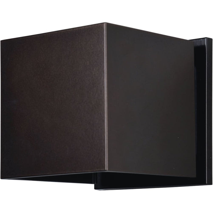 Square Bronze LED Outdoor Wall Sconce - Outdoor Wall Sconce