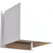 Square White LED Outdoor Wall Sconce - Outdoor Wall Sconce