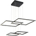 Squared Black LED Pendant - Pendants