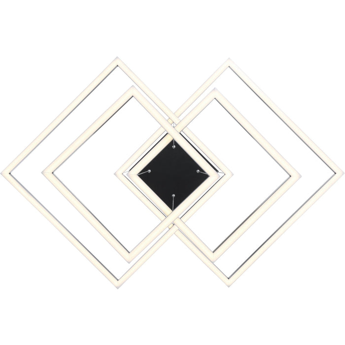 Squared Black LED Pendant - Pendants