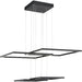 Squared Black LED Pendant - Pendants