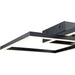 Squared Black LED Wall Sconce - Wall Sconce