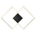 Squared Black LED Wall Sconce - Wall Sconce