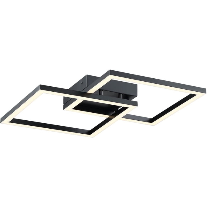 Squared Black LED Wall Sconce - Wall Sconce