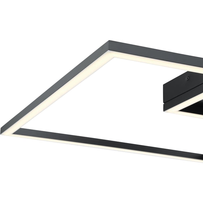 Squared Black LED Wall Sconce - Wall Sconce