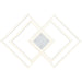 Squared White LED Pendant - Pendants