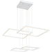 Squared White LED Pendant - Pendants
