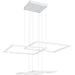 Squared White LED Pendant - Pendants