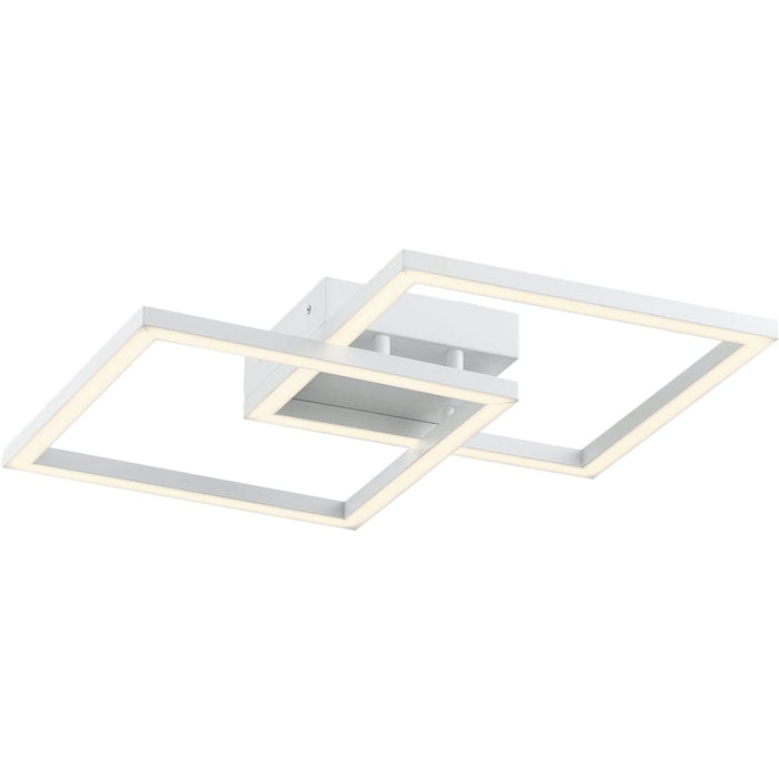 Squared White LED Wall Sconce - Wall Sconce