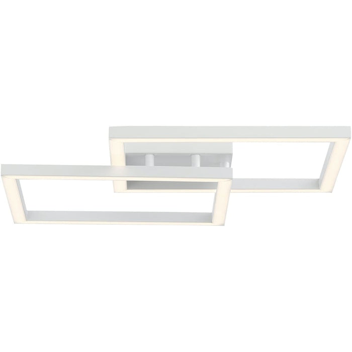 Squared White LED Wall Sconce - Wall Sconce