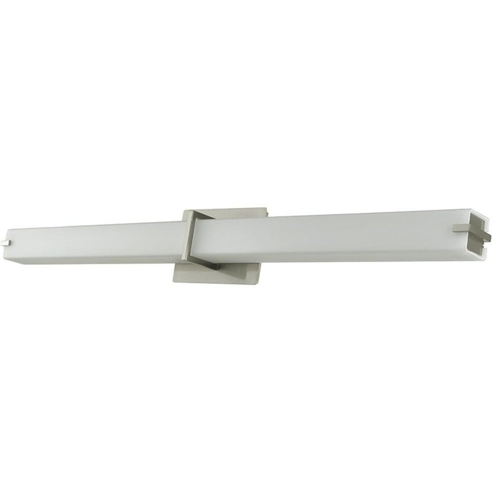 Squire Brushed Nickel Light LED Vanity Bath - Vanity Bath