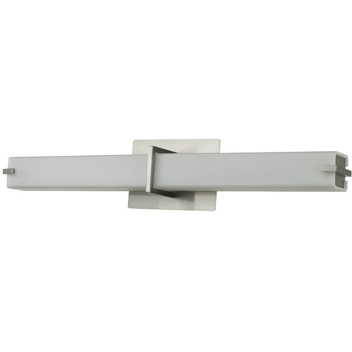 Squire Brushed Nickel Light LED Vanity Bath - Vanity Bath