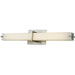 Squire Brushed Nickel Light LED Vanity Bath - Vanity Bath