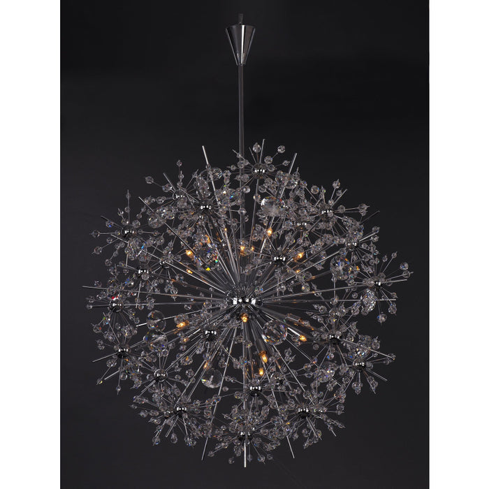 Starfire Polished Chrome Chandelier - Chandeliers