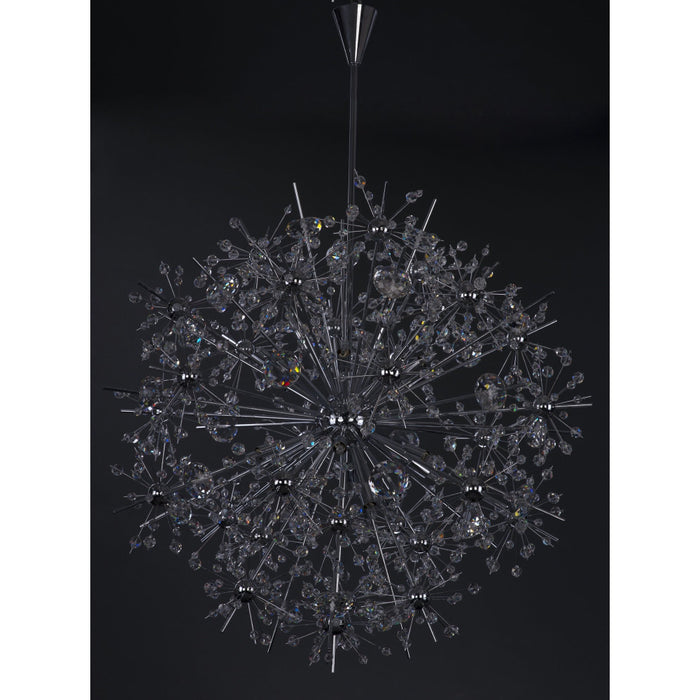 Starfire Polished Chrome Chandelier - Chandeliers