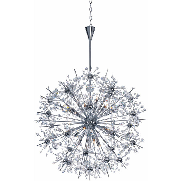 Starfire Polished Chrome Chandelier - Chandeliers