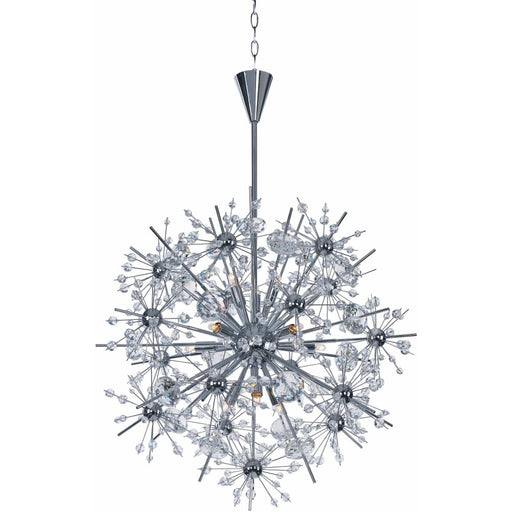 Starfire Polished Chrome Chandelier - Chandeliers