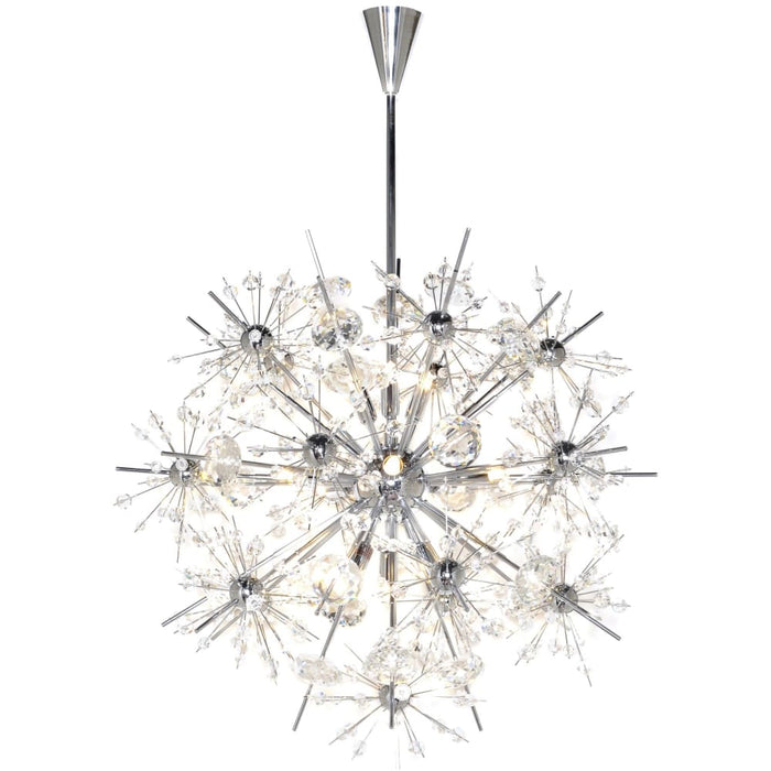 Starfire Polished Chrome Chandelier - Chandeliers