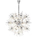 Starfire Polished Chrome Chandelier - Chandeliers