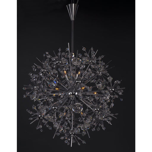 Starfire Polished Chrome Chandelier - Chandeliers