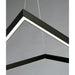 Stealth Black LED Linear Pendant - Pendants