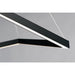 Stealth Black LED Linear Pendant - Pendants